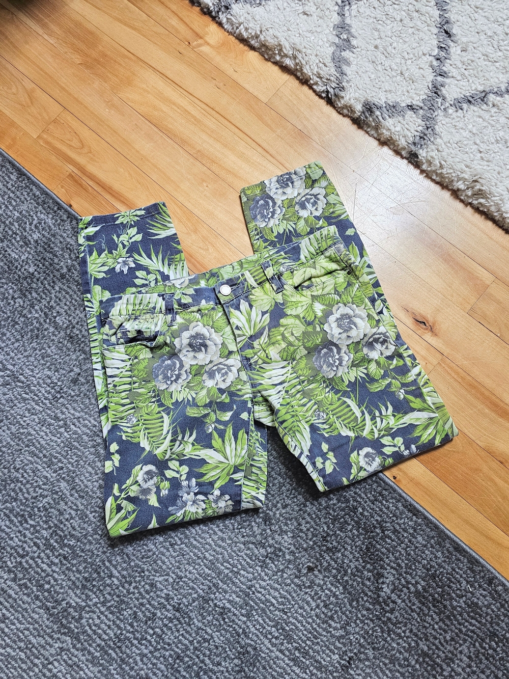 Blank NYC  Floral Print Jeans